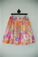 Floral Moschino A-Line Skirt, size M
