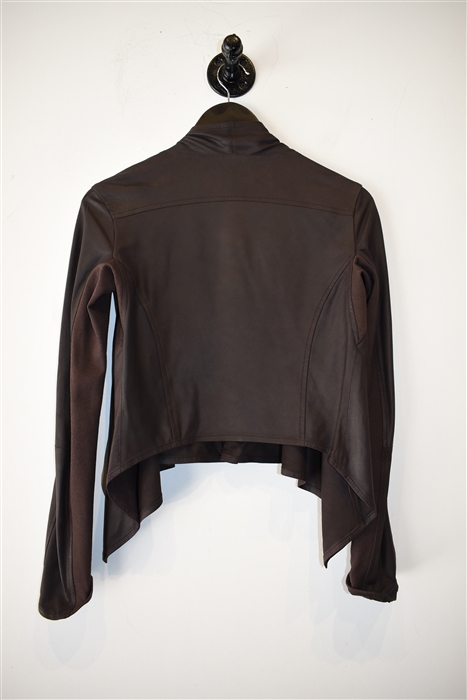 Espresso La Marque Leather Jacket, size XS