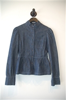 Dark Denim Miu Miu Shirt, size 2