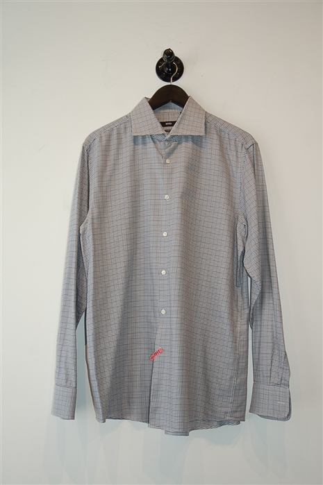 Houndstooth Hugo Boss - Boss Button Shirt, size L