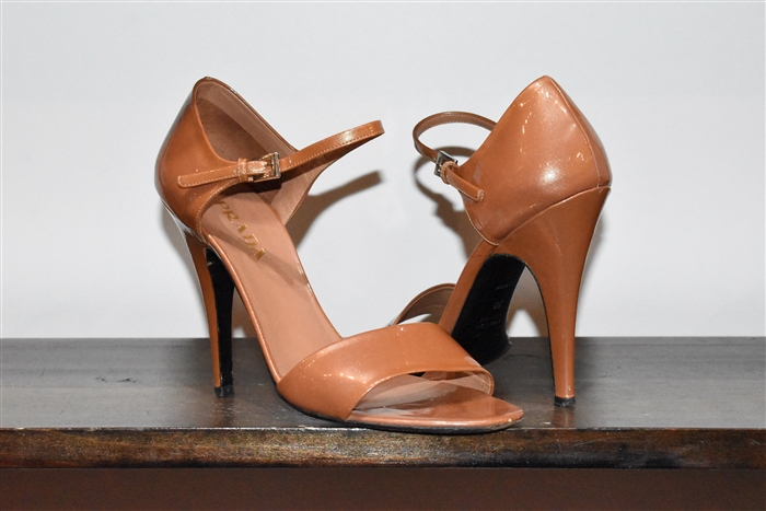 Toffee Prada Sandal, size 8
