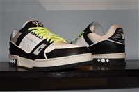 White & Black Louis Vuitton Sneaker, size 9.5