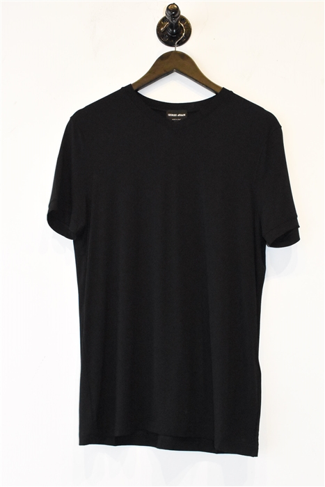 Basic Black Giorgio Armani T-Shirt, size L