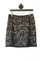 Black Lace 3.1 Phillip Lim Mini Skirt, size 8