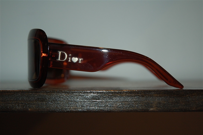 Dark Amber Dior Sunglasses, size O/S