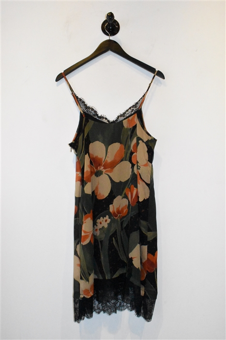 Floral Twin-Set Slip Dress, size S