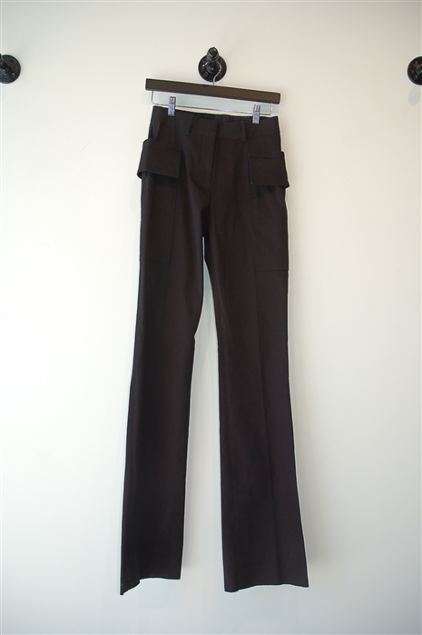 Basic Black Saint Laurent Trousers, size 4
