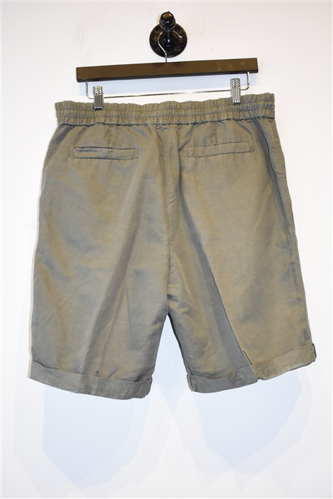 Military Green Brunello Cucinelli Shorts, size 36