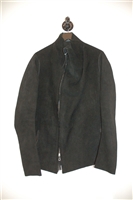 Black Suede Boris Bidjan Saberi Leather Jacket, size L