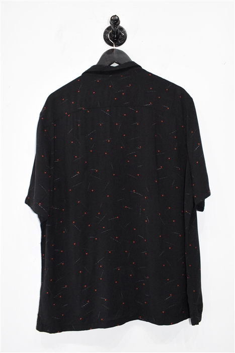 Black All Saints Cuban Shirt, size L