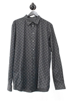 Damier Graphite Louis Vuitton Button Shirt, size XL