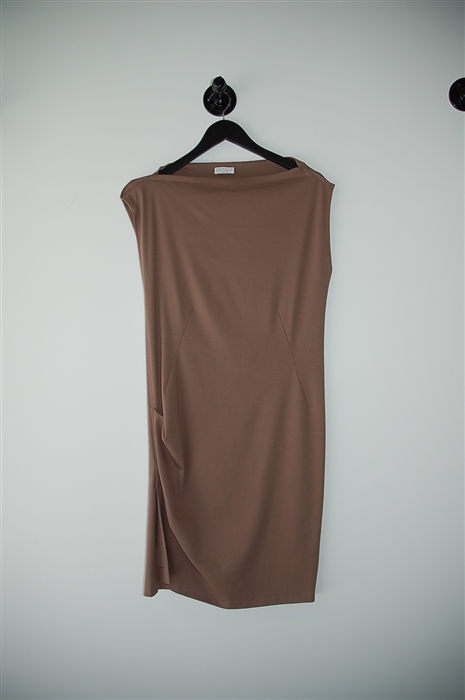 Beige Brunello Cucinelli Cocktail Dress, size M