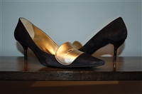 Black & Gold Roger Vivier Pumps, size 8.5