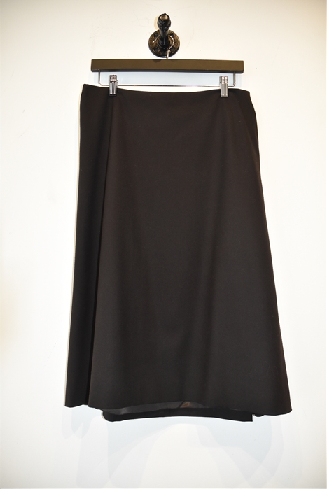 Espresso Jil Sander Straight Skirt, size 10