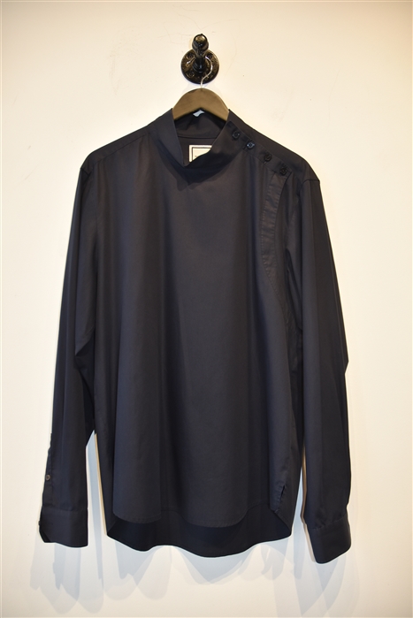 Navy Wooyoungmi Pullover Shirt, size XL