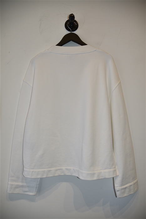 Soft White Burberry Sweatshirt, size M