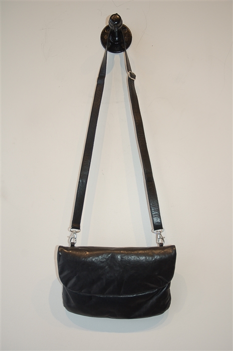 Black Leather M0851 Cross-Body, size S