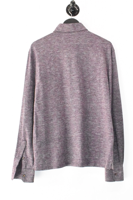 Dusty Plum Isaia Button Shirt, size L