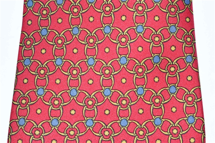 Bright Red Hermes Tie, size O/S