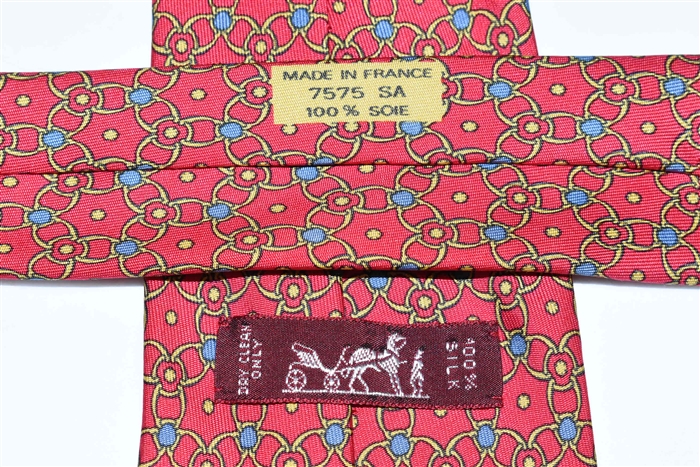Bright Red Hermes Tie, size O/S