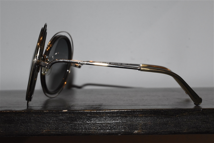 Light Gold Chloe Sunglasses, size O/S