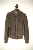 Dark Leather Mackage Leather Jacket, size M