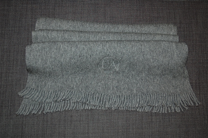Dark Ash Emporio Armani Scarf, size O/S