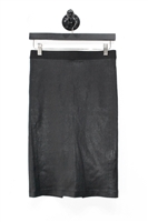 Black Leather Helmut Lang Pencil Skirt, size 2