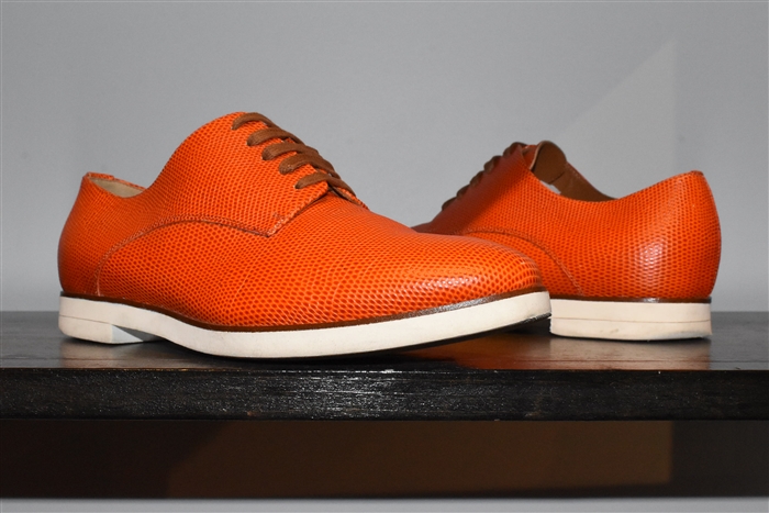 Burnt Orange Fendi Derby, size 7.5