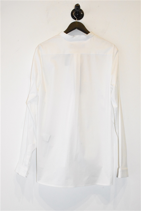 Crisp White Juun J Pullover Shirt, size L