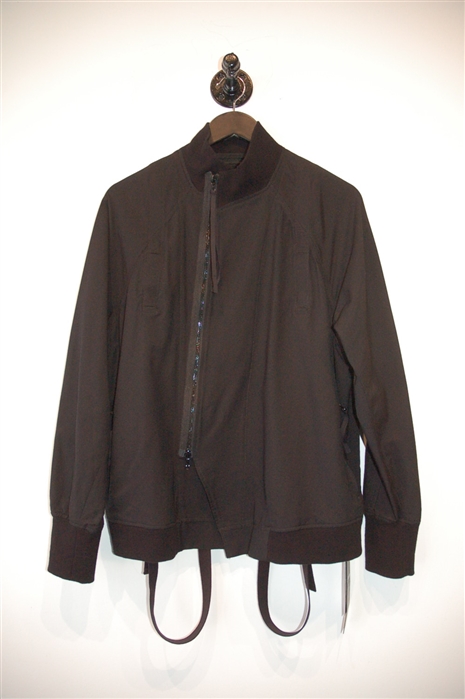 Basic Black Julius Zippered Jacket, size S