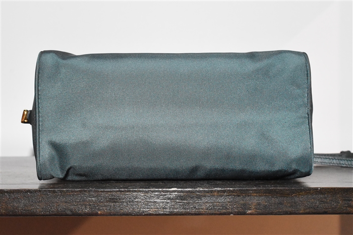 Bottle Green Prada Pouch, size S