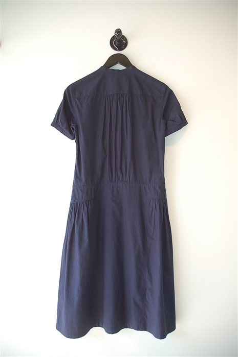 Navy Issey Miyake Drop Waist Dress, size M