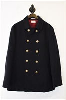 Navy Brunello Cucinelli Peacoat, size M