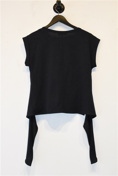 Navy Sandro Cap-Sleeve, size S