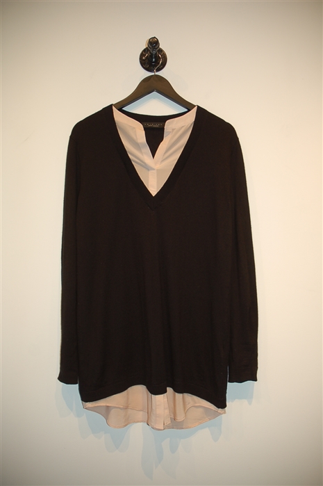 Black Twin-Set Pullover, size M