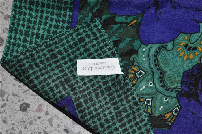 Print Christian Dior - Vintage Silk Scarf, size O/S