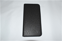 Black Leather Louis Vuitton Phone Case, size O/S