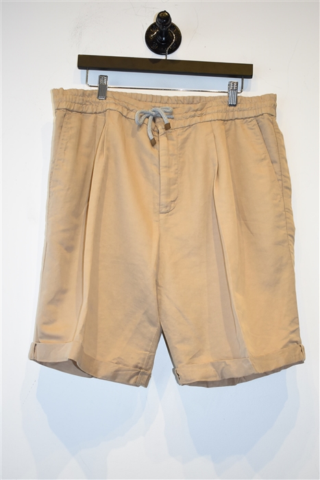 Tan Brunello Cucinelli Shorts, size 38