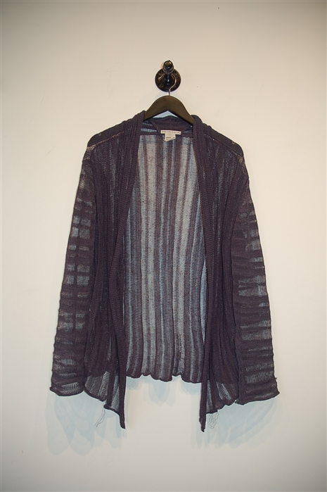 Eggplant Sarah Pacini Cardigan, size M