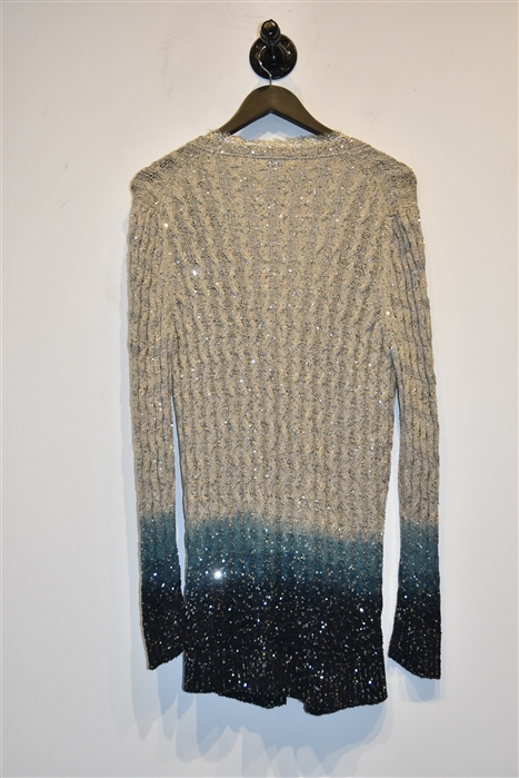 Beige Ombre Oscar de la Renta Cardigan, size L