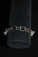Rhodium Nina Ricci Bracelet, size O/S