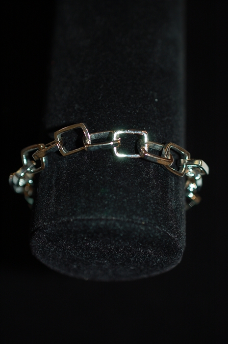 Rhodium Nina Ricci Bracelet, size O/S