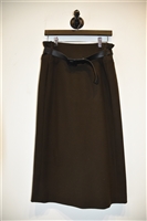 Coffee Bean Jil Sander Straight Skirt, size 10