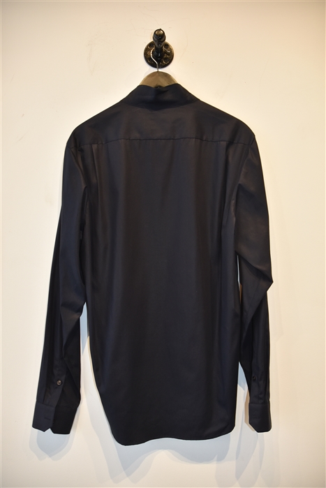 Navy Wooyoungmi Pullover Shirt, size L