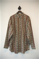 Striped Christian Dior - Vintage Button Shirt, size XL