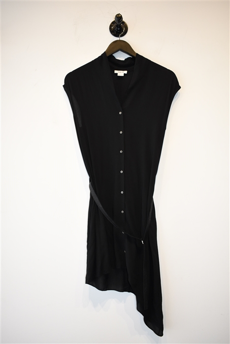 Basic Black Helmut Lang Shirt Dress, size XS