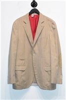 Beige Stripe Brunello Cucinelli Two-Piece Suit, size 42