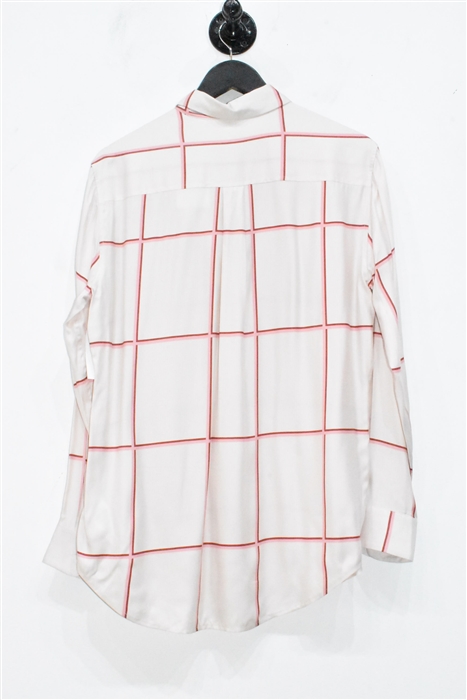 Pink Check Equipment Button Shirt, size M