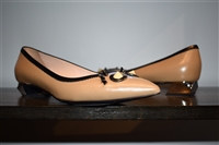 Beige Fendi Kitten Heels, size 9